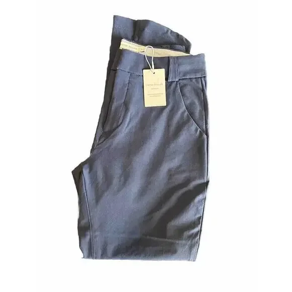 Peter Millar Women’s Navy Blue Surge Performance Ankle Pants Size 0 Golf NWT - Picture 1 of 5